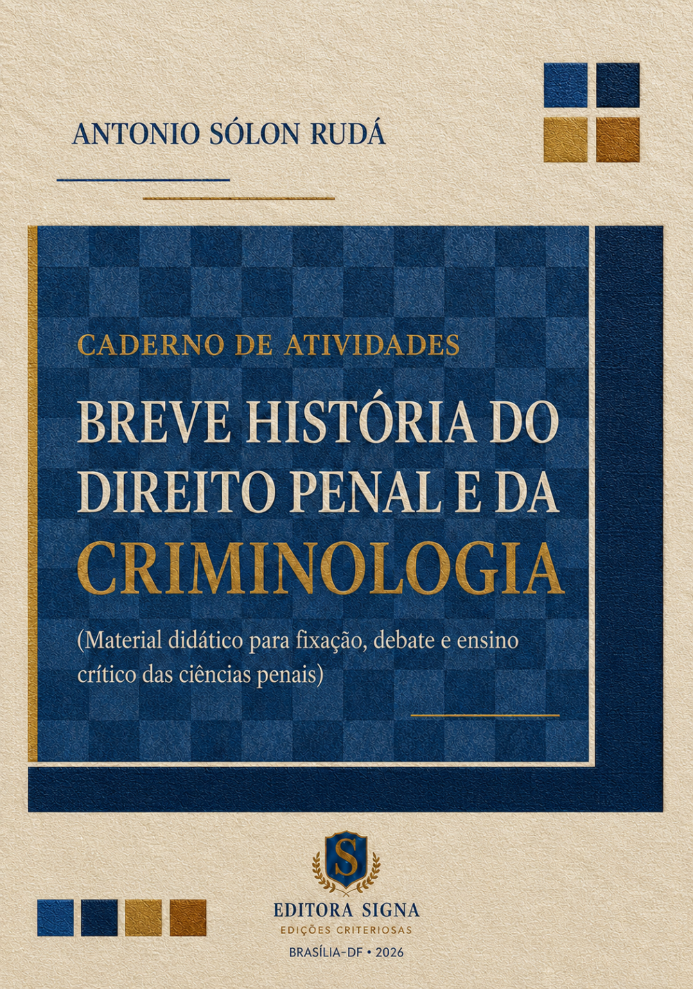 Caderno de Atividades — Breve História do Direito Penal e da Criminologia