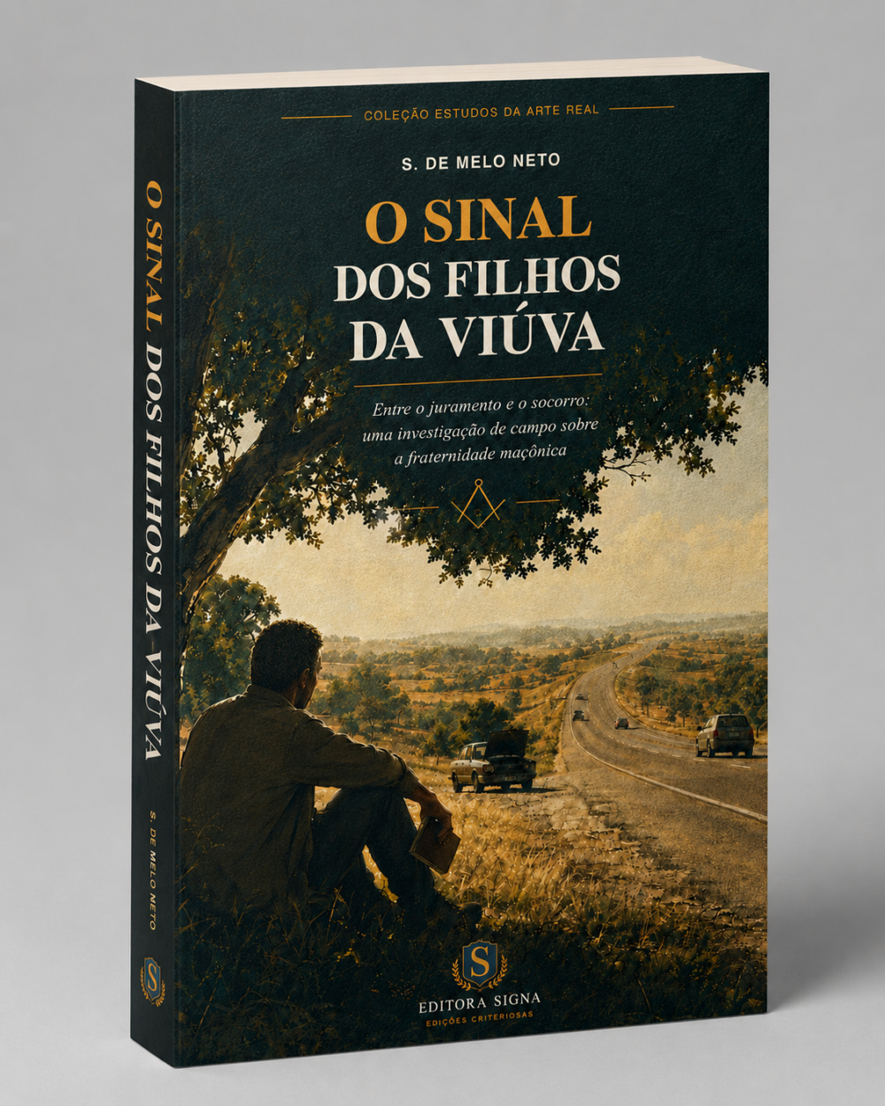 O sinal dos Filhos da Viúva - Capa - 3D O Sinal dos Filhos da Viúva